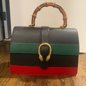 Gucci Dionysus Bamboo handle leather handbag